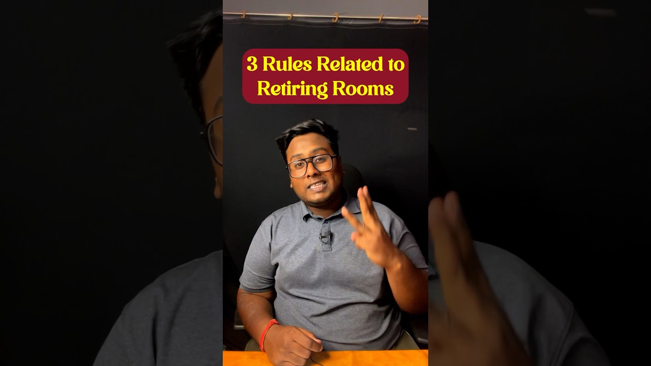 #indianrailways yeh galti mat karna while booking Retiring rooms
