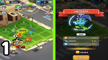 Merge Plants - Zombie Defense Gameplay Walkthrough Part 1