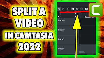 How to split a video in Camtasia 2022