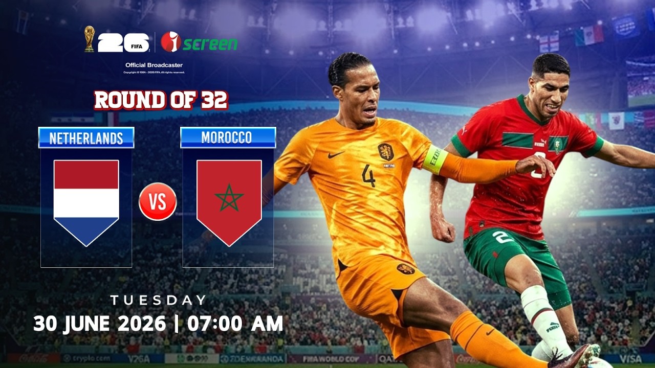 NETHERLANDS VS MOROCCO | FIFA World Cup 2026™ | 29/06/2026 | In-Game [ First 10 minutes Live Only ]