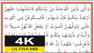 00194 Nisâ Sûresi 15-19. Ayetler - Muhammed Eyyup - محمد أيوب - (Yavaş Okuma)