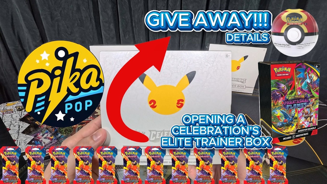 #Pokemon #Celebration #ETB FULL OPENING + GIVEAWAY!!!