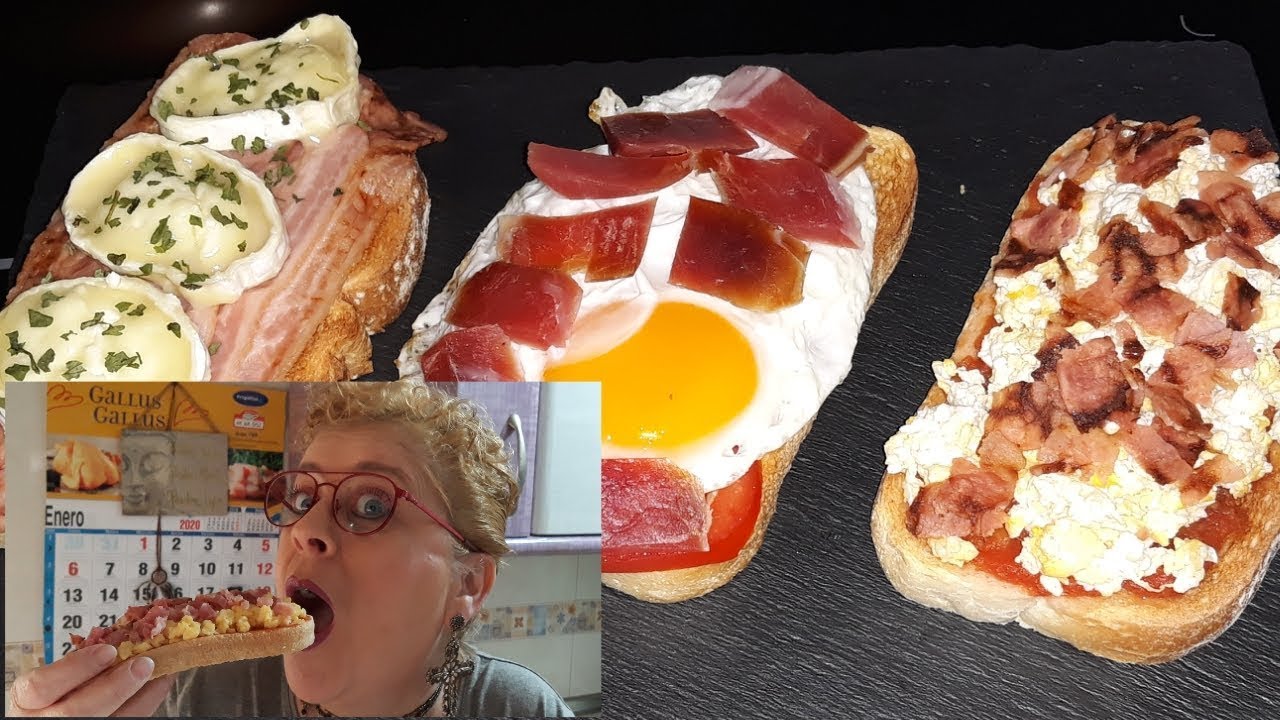 TUESTA EL PAN Y CENA EN 10 MINUTOS,TOSTAS CALIENTES FACIL Y RAPIDA