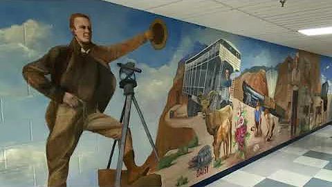Historic Mural by Connie Burnett Ferraro 2022