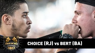 Bert Ba Vs Choice Rj 1ªfase - Duelo De Mcs Nacional 2017