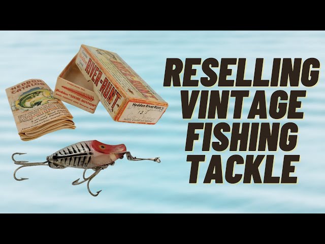 Vintage tackle is a terrific item to pick up for resale! This video shares  some recent finds. 