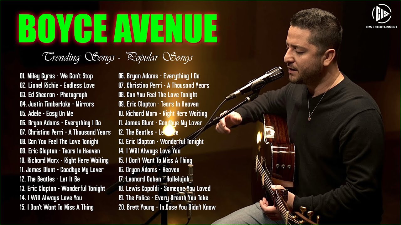 Boyce Avenue Greatest Hits | The Best Acoustic Playlist 2022 🎧 We Can't Stop, Endless Love, Mir