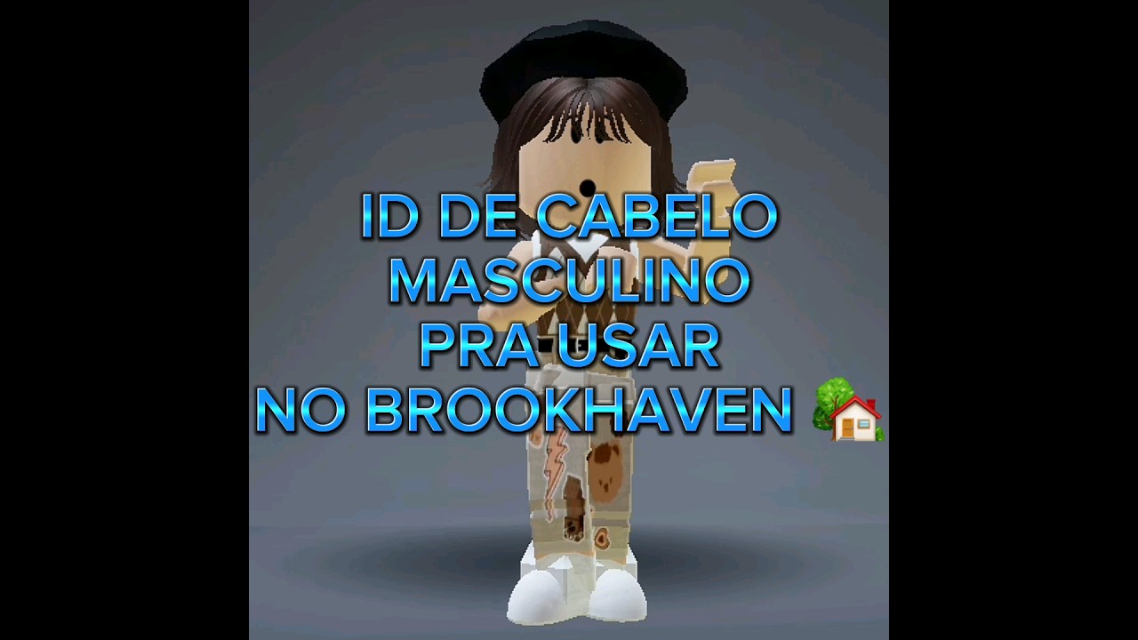 código de cabelo do roblox masculino