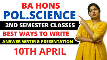 BA HONS POL.SCIENCE SEM 2 | STUDYSHIP WITH KRATI 2