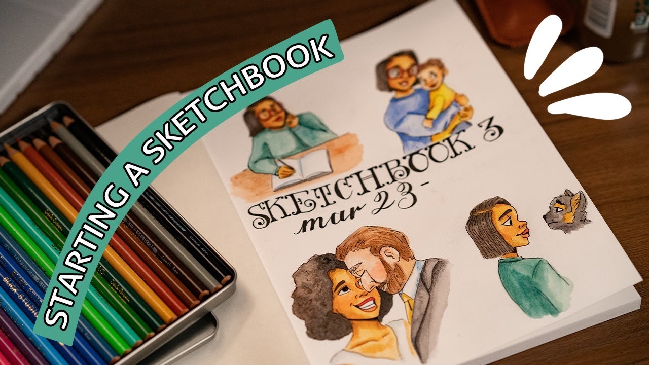Tips on starting and using a new SKETCHBOOK 🔸 DRAW WITH ME - YouTube