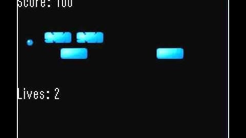 My Breakout Game in GameMaker 8 2