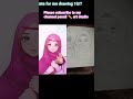 muslim girl 🧕 durawing pencil art studio #shorts
