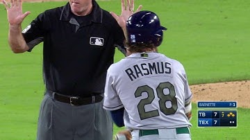 TB@TEX: Rasmus ties the game with a two-run double