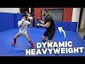 Sparring SUPER Dynamic & Explosive Heavyweight MMA Fighter