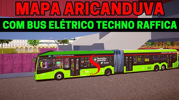 🔴Gameplay com Bus Elétrico Superarticulado Linha 407U-51 Mapa Aricanduva | Proton Bus Simulator