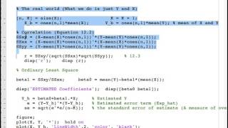 Simple Regression Simulation Basic Idea