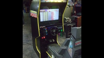 #389 Atari CALIFORNIA SPEED Cockpit Arcade Video Game with LCD Monitor TNT Amusements