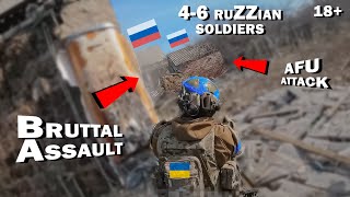 Defeated Russian soldiers in Krasnogorivka. 3rd Assault Brigade POV Battles Ukraine