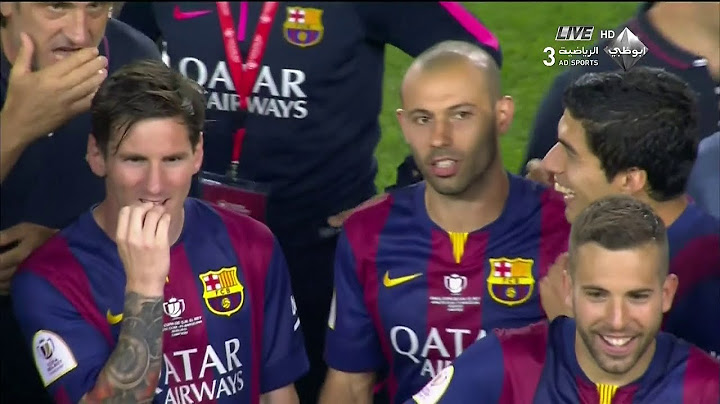 من الذاكرة : ملخص مباراة برشلونة 3-1 اتلتيك بلباو نهائي  كاس الملك 2015