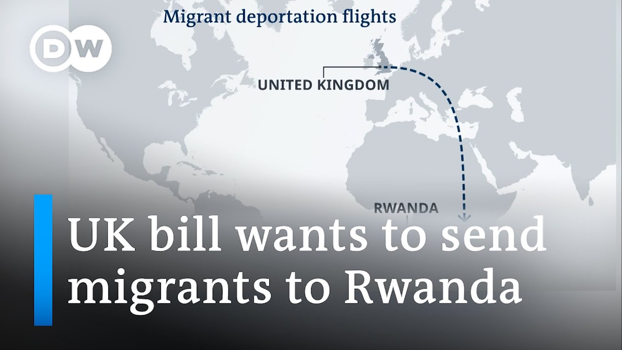 ⁣British lower house passes revised bill to send asylum seekers to Rwanda | DW News