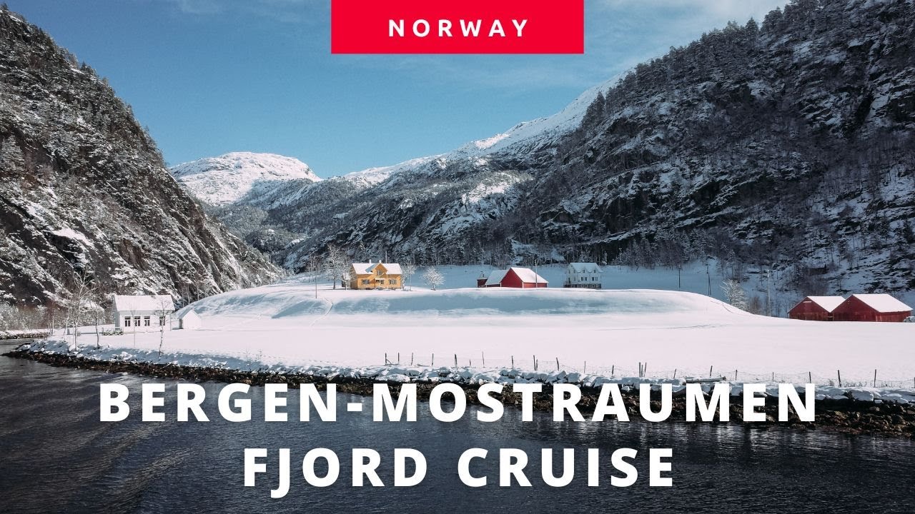 BERGEN to MOSTRAUMEN | Fjord Cruise in Norway in 4K | (DJI Osmo Pocket)
