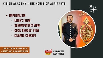 Understanding Imperialism (Theories of Imperialism) CSS/PMS