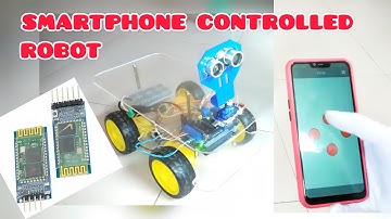 Smart robot Car Arduino Uno tutorial L293D Motor Driver Module mobile Bluetooth controlled robot car