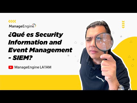 Video: ¿Qué es un sistema SIEM de gestión de eventos e información de seguridad?