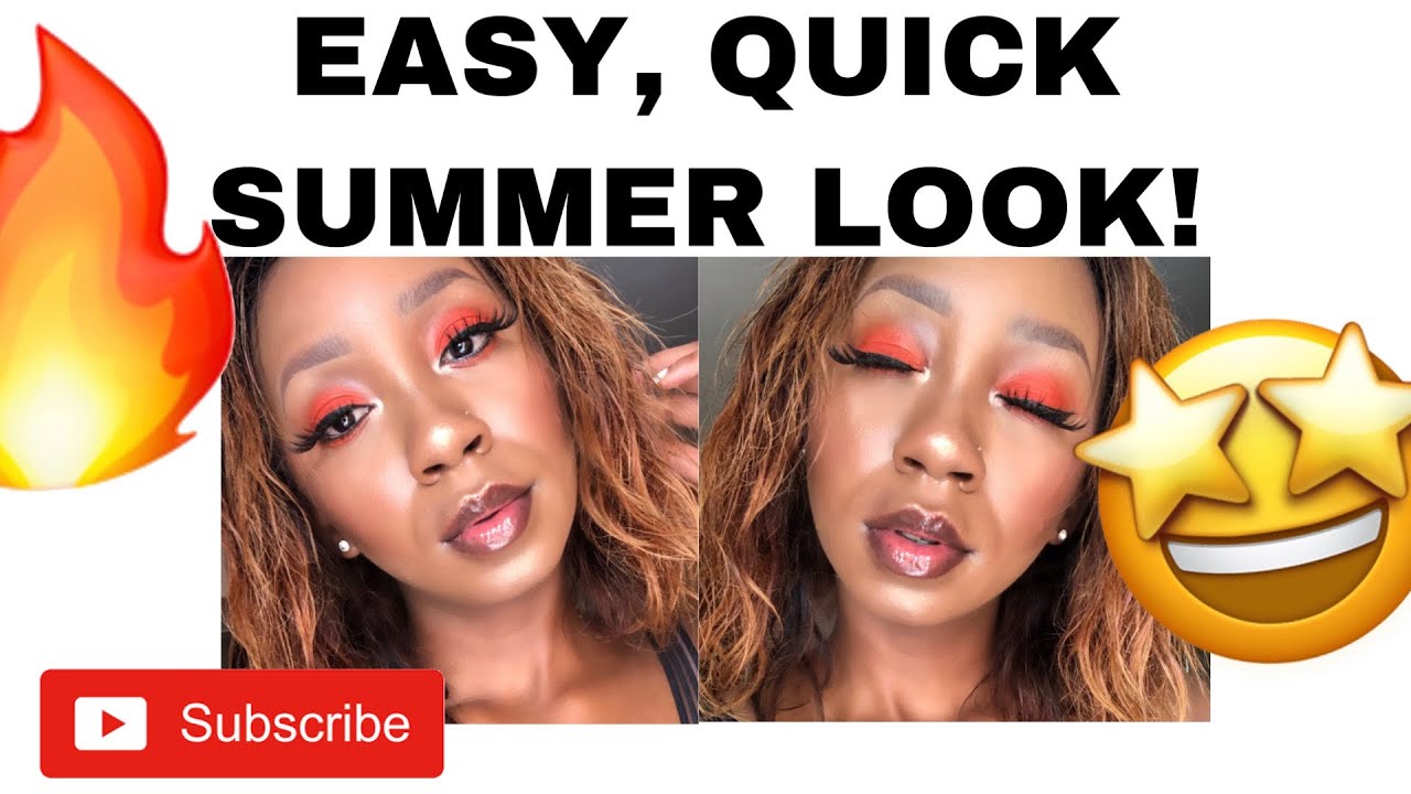 QUICK & EASY SUMMER MAKEUP LOOK! - YouTube