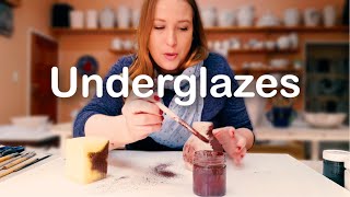 Pottery Underglazes -Tips and Techniques, using underglaze powder and how to fix old underglazes
