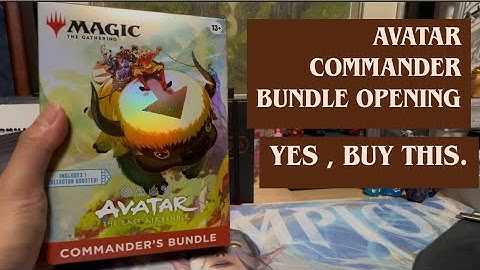 Avatar the last airbender Commander’s Bundle opening. Worth buying? Yes!