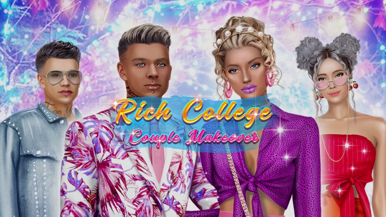 Rich College Couple Makeover MOD APK cover