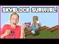 SURVIVING ON A SKYBLOCK!!!