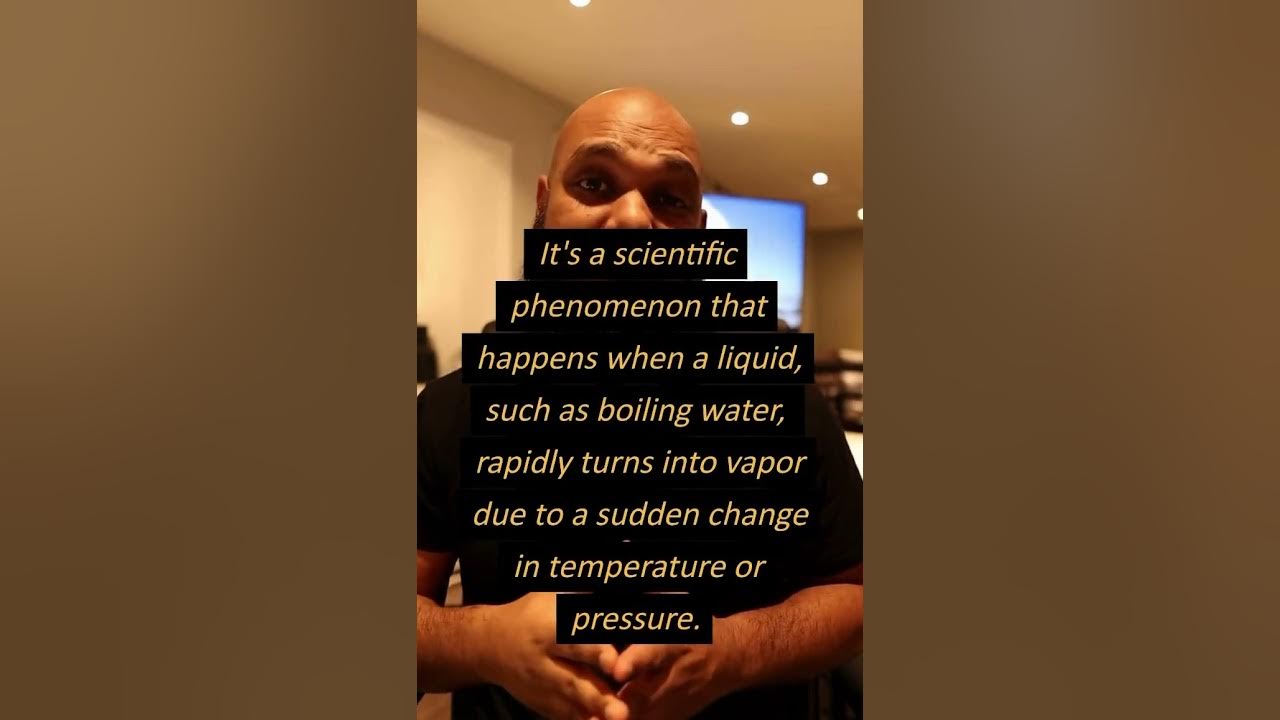 Why boiling water appears to magically disappear when thrown in