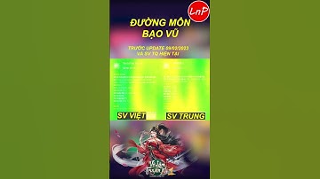 VÕ LÂM 1 MOBILE - ĐƯỜNG MÔN BẠO VŨ TRƯỚC UPDATE 09 02 2023 VÀ SV TQ HIỆN TẠI | LnP