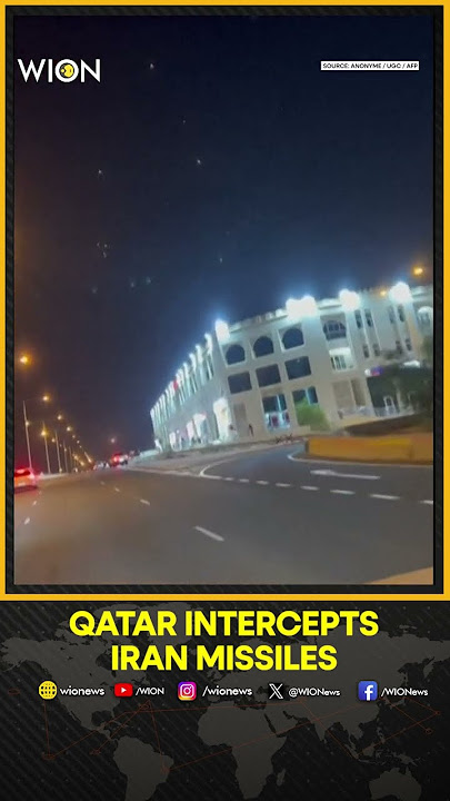 Interceptions Of Iranian Missiles Over Qatar's Doha | WION Shorts