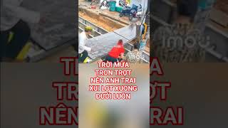 Mưa trơn mọi người cẩn thận