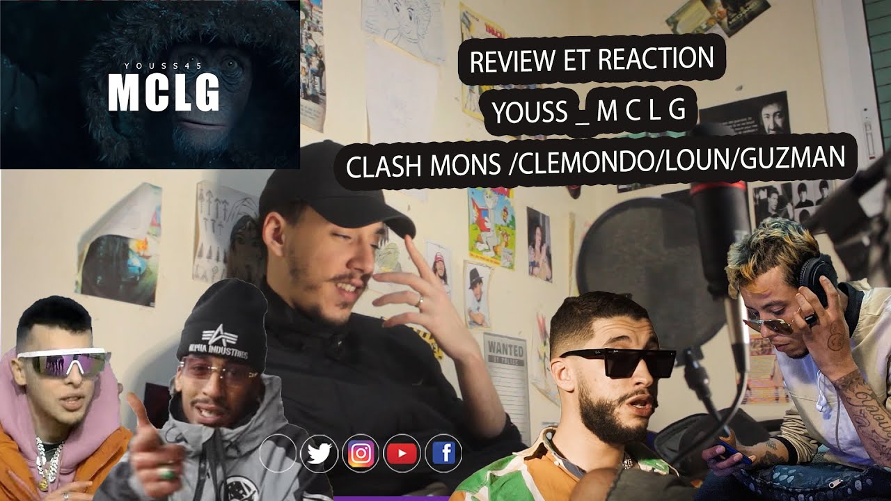 Youss45 _ M C L G / REACTION (MONS - CLEMONDO - LOUN - GUZMAN )