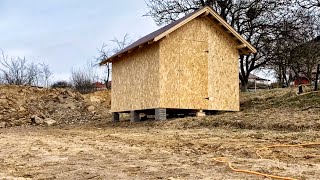 Constructie Magazie De Scule Sau Cabananuta Organizare Santier Osb