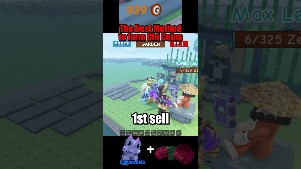 THE BEST WAY TO FARM CHI COINS AND MAXOUT TREE STAGE 