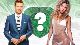 WHO’S RICHER? - Ryan Seacrest or Shakira? - Net Worth Revealed!