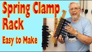 Spring Clamp Rack - Easy to Make - Woodworking Project