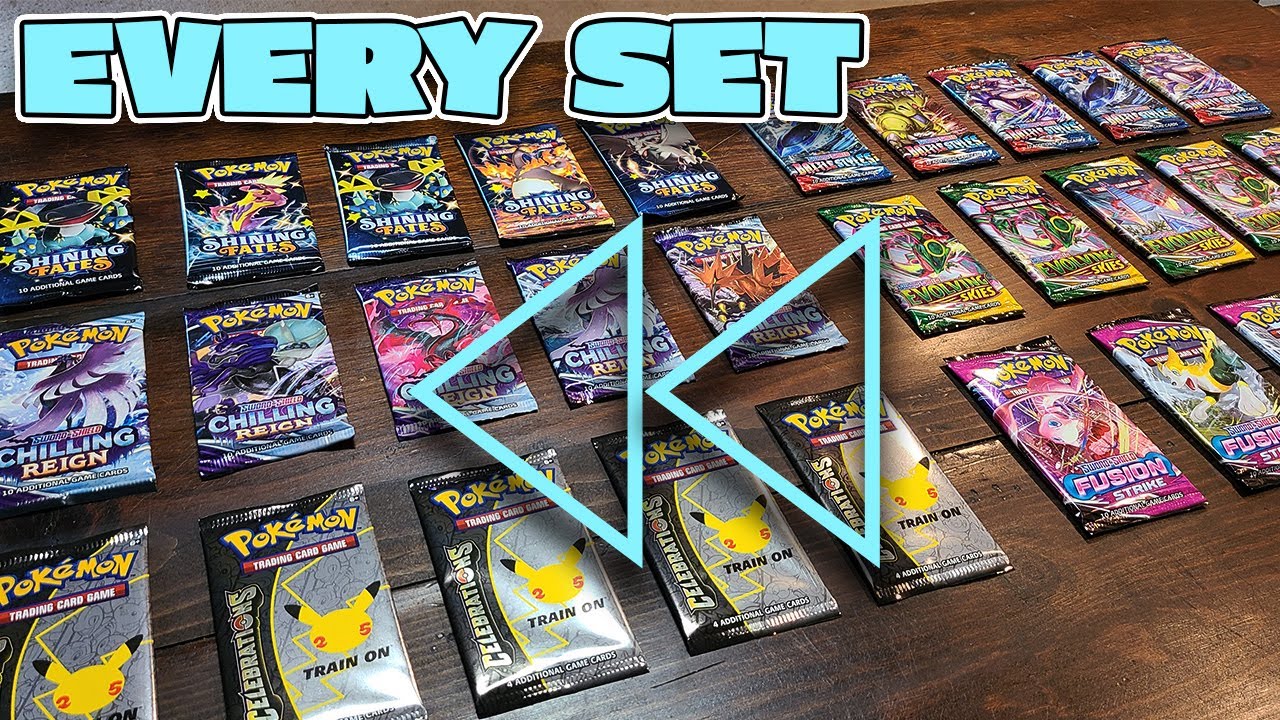 2021 Pokemon TCG Rewind: Opening Pokemon Packs From Each Set This Year!