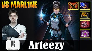 Arteezy - Marci | vs Marl1ne | Dota 2 Pro MMR Gameplay