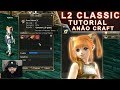 Tutorial sobre anão craft para iniciantes (Lineage 2 Classic) Como criar e/ou cristalizar itens