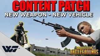 PATCH GUIDE: Content Patch! NEW WEAPON (M762) - NEW VEHICLE (Scooter) & more - PUBG