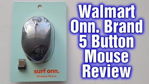 Surf Onn. Wireless 5 Button Mouse From Walmart Review And Setup