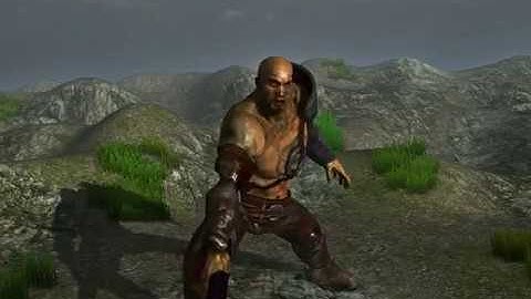 3DModels-Textures: Animated Hammer Warrior Fighter Character