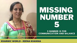 MISSING NUMBER - 5 ,  डिप्रेशन न होने के लिए 5 नंबर महत्वपूर्ण क्यों है