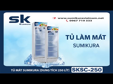 Tủ Mát Đẹp Nhất Hiện Nay - Tủ Mát Sumikura SKSC-250 | 250 Lít